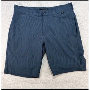 Travis Mathew Shorts 38w/10"inseam Navy Stretch Mens Casual Golf Activewear Nice